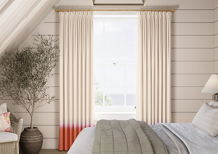 Petal & Block Monsoon Mist, Sunset - Made to Measure Curtains - Image 3